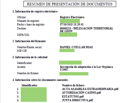 Presentada la documentación de «Pico Huevo» en el Registro