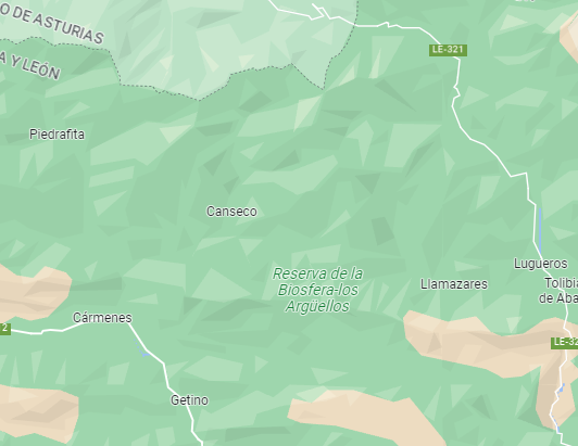 La Reserva de la Biosfera de Los Argüellos aparece ya en Google Maps